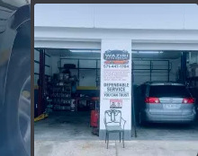 Waziri Auto Repair shop front bay